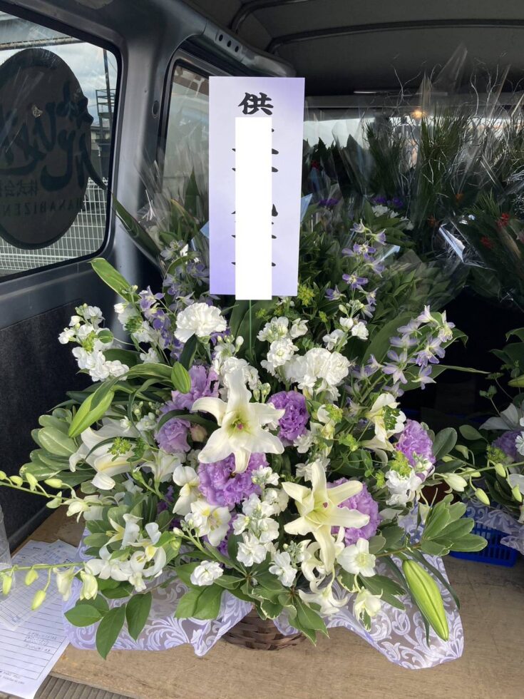 仏花束03